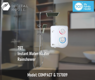 707 Compact Instant Water Heater &amp; Classicla TS7009 Rainshower (Delivery)