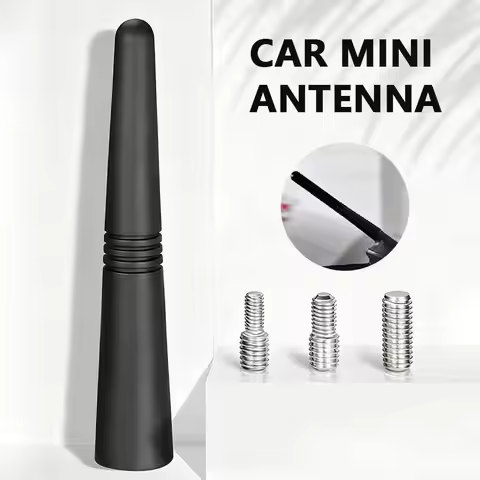 Universal Mini Car Antenna, 3/6.5/9cm Short Rubber Antenna for FM/AM Radio, Compatible with M4/M5/M6