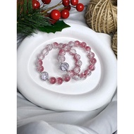 Y05 粉红记忆DIY炫彩琉璃手串 READY STOCK