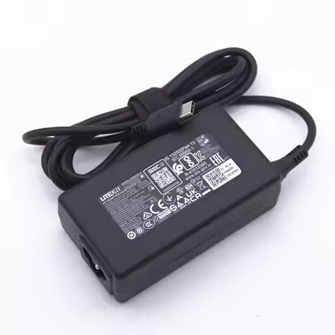 Genuine Liteon PA-1650-58 20V 3.25A 65W USB-C Type C Laptop AC Adapter For MSI Summit E13 Flip Evo A