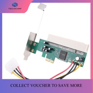 TECHCHIP-PCI-Express To PCI Adapter Card PCI-E X1/X4/X8/X16 Slot With 4 Pin Power Cable Card