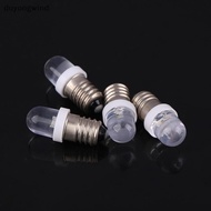 (duyongwind) 5Pcs E10 Led Bulb E10 DC 3V 6V 12V 24V Instrument Bulb E10 Indicator Bulb Old Fashioned