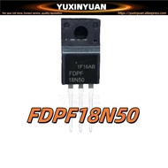 10PCS/LOT Brand new original 18N50 FQPF18N50 FQPF18N50C FDPF18N50 through-hole field-effect transist