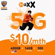 M1 MaXX 400GB Data $10 Mobile Plan For 30 Days With IDD | 7/24h Top Up Instant Recharge All Day