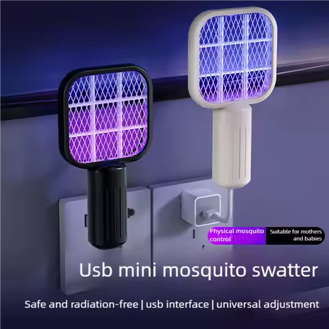 New USB Mosquito Swatter Trap with UV Light Portable Mosquito Killer Lamp for Outdoor Picnic Camping