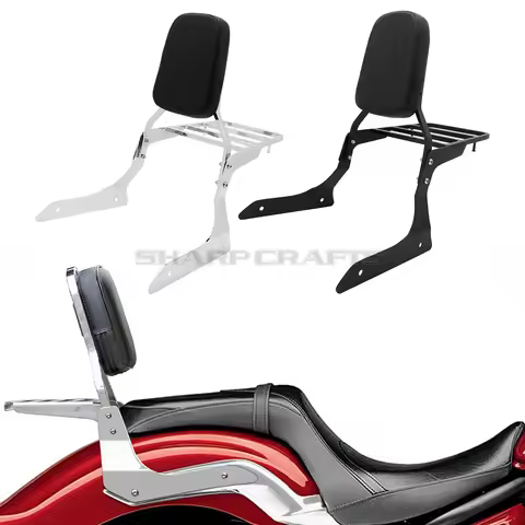 2011-2017 For Yamaha Stryker XVS 1300 XVS1300 Motorcycle Detachable Passenger Backrest Cushion Sissy