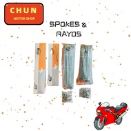 CHUN Khc Spokes & Nipple ordinary Rim’17 for Motorcycle