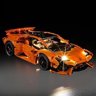 LED Light Kit for Lego 42196 Lamborghini Huracán Tecnica Orange Set,Compatible with Lego 42196 Build