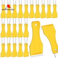 20 PCS Plastic Scraper Tool Keychain Lottery Ticket Scratcher Tool Keychain Scraper for Lottery Tcke