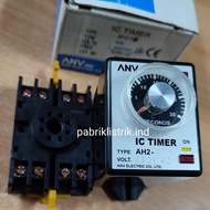 Timer Ah2 N 30S 220V Or 380V Ac And Socket 8Pfa Anv Taiwan Original