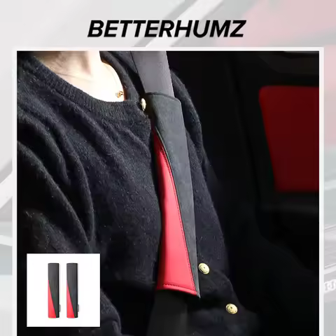 Make of Alcantara For Audi A3 8Y 8P A4 B8 B9 B6 A5 A6 C6 C8 A7 A8 S3 Q3 Q5 Q7 TT Seat Belt Shoulder 