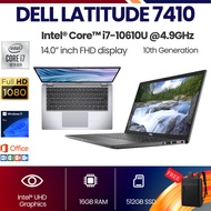 Dell Latitude 7410 | Intel Core i7-10610U 10th Gen | 14" FHD | Intel UHD Graphics | Windows 11 | Stu