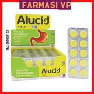 Alucid Tablets Ubat Kunyah Gas Angin Perut Kembung Sakit Gastrik 10 Biji