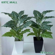 KRTC.MALL 24/18 Leaves Pokok Hiasan Tiruan(75cm-95cm)  Artificial Plant  Siap Dengan Pasu Segi Empat