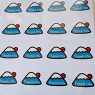 富士山 Thank you 貼紙 共60枚