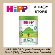 HiPP JUNIOR Organic Growing-up Milk Step 3 (800g) (From One Year Onwards) Exp 4/2026