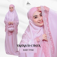 Hanna Mirae Pengantin Series Telekung TAHAJUD CINTA Satin Silk Lembut Sejuk Premium Exclusive Hantar