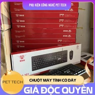 K-SNAKE KM310 wired gaming keyboard and mouse set with mini size 87 keys and 7-color led lights for 