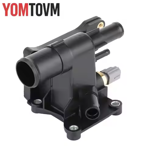 New Engine Coolant Water Outlet With Sensor Fits For Mazda 3 6 2006-2013 2.0L-L4 LF941517Z Engine Co