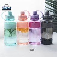 SKM Sport Anti-Fall Large Capacity With Straw 2Litre Water Bottle HM39