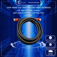 60Hz HDMI 2.0 Signal Transmission Cable – Supports ARC, 3D, 4Kx2K – HDMI Cable for TV, Laptop, PS5 –