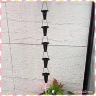 [AmlesofaMY] Flower Rain Chain Rainwater Catcher Gutter Chain Water Diverter for Eaves Drainage