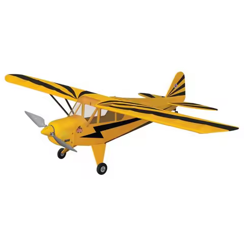 The World Models Park Flyer RC Airplane 1000mm Clipped Wing Cub EP Balsa Aerobatic Performance Train