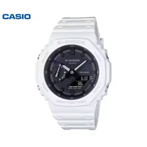 Casio GA-2100 series men's watch farmhouse oak octagonal sports waterproof quartz watch electronic w
