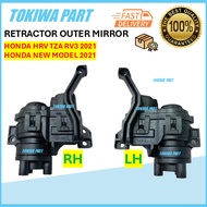 Honda HRV HR-V TZA RV3 New Model 2021 Auto Folding Electric Retractor Outer Side Door Mirror Motor A