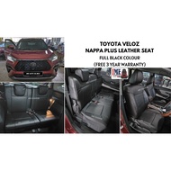 [JME CUSHION] TOYOTA VELOZ (2022 - 2025) LEATHER SEAT COVER