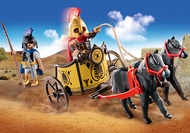 Playmobil 70469 Greek Mythology Set Achilles and Patroclus with Chariot - Historical War Figures for