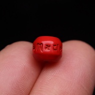 Cinnabar barrel beads, dzi beads, drum beads, loose beads, small accessories, diy accessories, brace