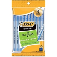 BIC Japan BIC Round stick ballpoint pen, medium, set of 10, blue