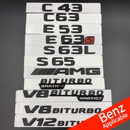 [Free AMG] Suitable for Benz Benz C43 C63 E43 S65L E63S Wordmark C-Class E-Class S-Class Modified AM