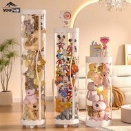 Plush Doll Storage Box 90/120/150 CM Toys Storage Bucket Transparent cylinder PVC Doll Storage Tube