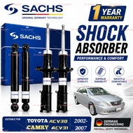 SACHS ORIGINAL SHOCK ABSORBER TOYOTA CAMRY ACV30 ACV31 2.0 2.4 2002-2006Y FRONT REAR COMFORT STABLE 