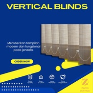 Vertical Blind Dimout Vertical Window Curtains Minimalist door and window curtains Vertical Blind Of