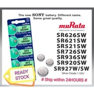 Murata SR716SW/315, SR721SW/362, SR726W/SW/397 Silver Oxide BATERI