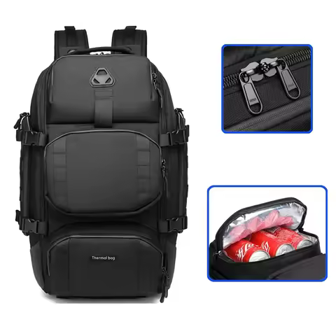 OZUKO Men's Large Capacity Travel Backpack Outdoor Waterproof Tactical Camouflage Mountaineering Bac