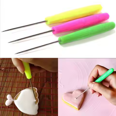 Biscuit Needle Cake Baking Tools Biscuit for Gingerbread Sugar Embossing Marking Baking & Pastry Cof