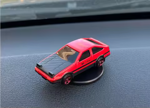 Drifting AE86 Car Model Gyroscope Rotating Dashboard Ornaments Stylish Car Model Desktop Ornament Au