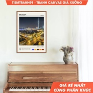 Wall paintings, Oil Paint, Berlin Wall Art, Berlin Poster, Berlin Photo, Berlin Wall Decor, Germany 