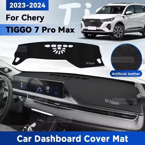 For CHERY Tiggo 7 Pro Max 2023 2024 Car Dashboard Cover Sun Shade Avoid Light Mat Artificial Leather