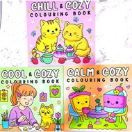 [ MTM ] Chill & Cozy / Cool & Cozy / Calm & Cozy  Colouring Book H26