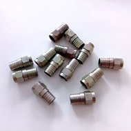 F-Type Head Squeeze Type Rotating F Brass