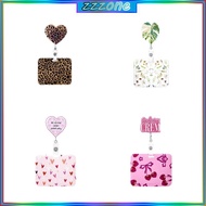 zzz Horizontal Work ID Badge Holders with Clear Snap-Closure Badge Strap