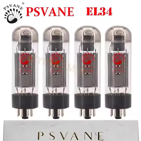 PSVANE EL34 Vacuum Tube Replaces EL34 EL34B 5881 6L6G 6CA7 6P3P KT77 For HIFI Amplifier Audio