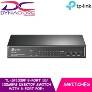 DYNACORE - TP-Link TL-SF1009P | 9-Port 10/100Mbps Desktop Switch with 8-Port PoE+