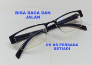 Harga Terbaik! Kacamata Baca Plus Double Fokus Baca Dan Jalan Frame Titanium Optik Setengah Bingkai 