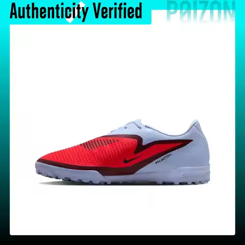 Nike Phantom 360 TF Turf Abrasion Resistant Soccer Shoes Unisex White Red HQ2325-400